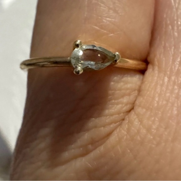 James Michelle Paradise demi fine ring green amethyst sz 5 - Picture 4 of 4